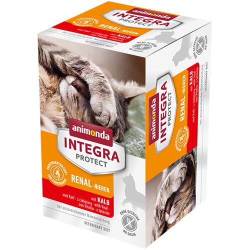 Animonda Integra Protect Adult ledvice pladnji 6 x 100 g - Teletina Cijene