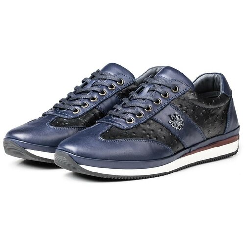 Ducavelli Ostrich 2 Genuine Leather Men's Casual Shoes, Casual Shoes, 100% Leather Shoes. Slike