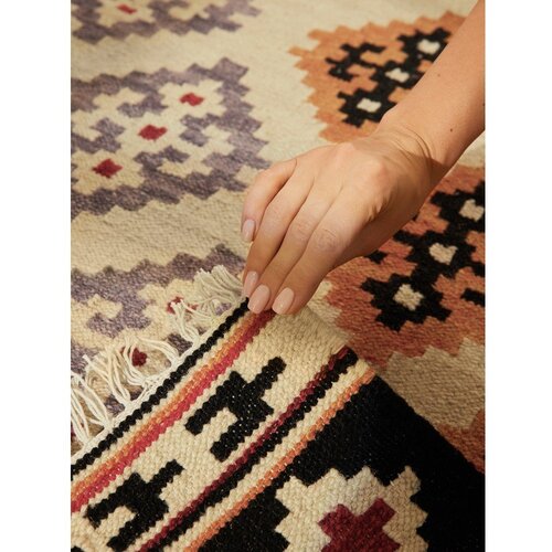 Hanse Home Rdeča obojestranska ročno tkana volnena preproga 120x170 cm Kamal Kian &amp;ndash; Nouristan Slike