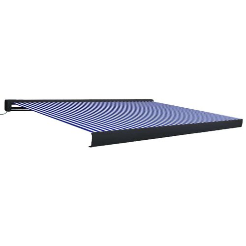  Motorizirana kazetna tenda 350 x 250 cm plavo-bijela Cijene
