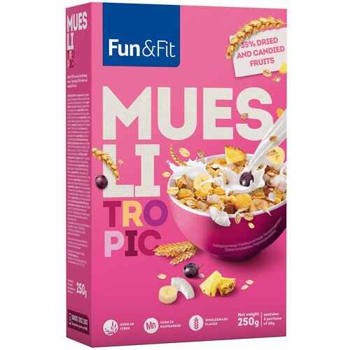 FUN&FIT Musli Tropic 250g Cene