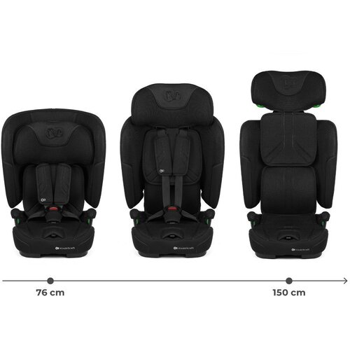 Kinderkraft autosedi&amp;scaron;te Fix2Go i-size 76-150Cm black KCFI2GO0BLK0000 Slike