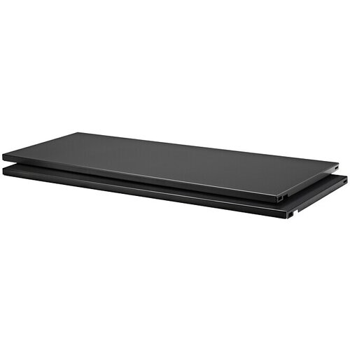 DOLLE Čelična polica (D x Š: 80 x 30 cm, Nosivost ladica: 30 kg, Crna, 2 Kom.) Cijene