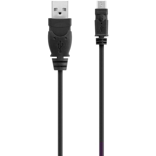 Belkin USB kabel USB 2.0 USB-A vtič\, USB-mikro-B vtič 0.90 m črna pozlačeni konektorji F3U151cp0.9M-P, (20416642) Cene