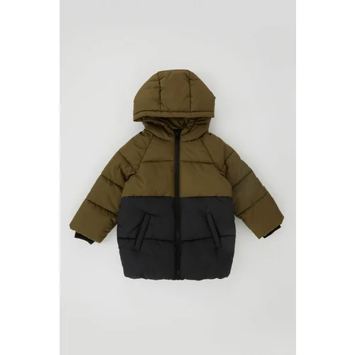 Defacto Baby Boy Fleece Lined Water Repellent Puffer Coat