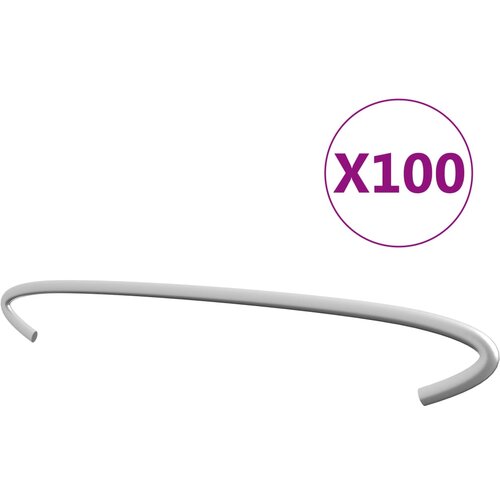 VidaXL Gabionske kuke 100 kom od pocinčanog čelika 30 cm Slike