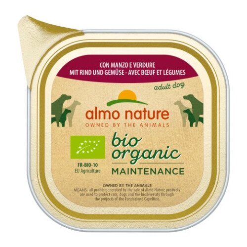 Almo Nature Bio Organic - govedina in zelenjava 100 g Cene