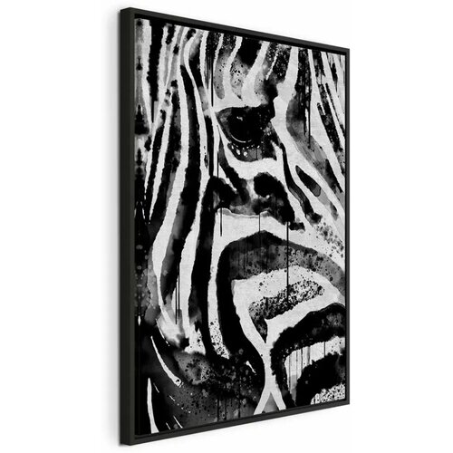  Slika - Striped Nature (1 Part) Vertical 60x90 U crnom drvenom okviru Cijene