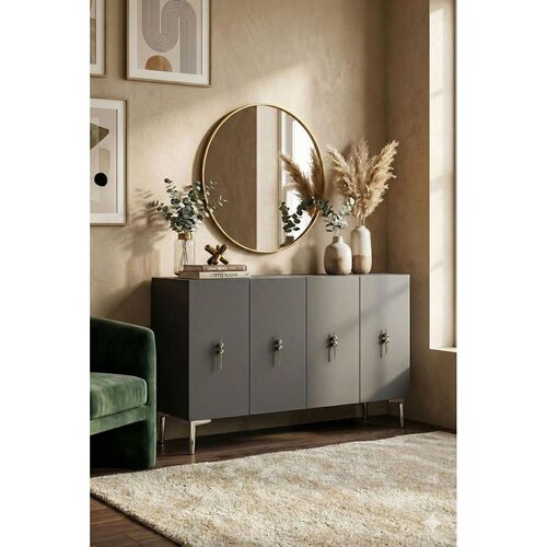 Hanah home Komoda s ladicama, 120x79x32cm, antracit Cijene