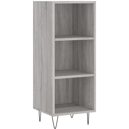 VidaXL Visoka komoda siva sonome 34 5x34x180 cm od konstruiranog drva Slike