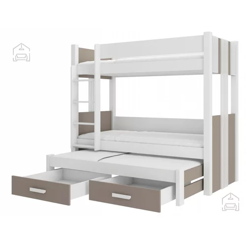 ADRK Furniture Pograd Artema - 80x180 cm - bel/tartuf