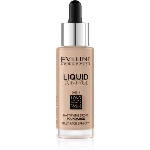 Eveline Cosmetics Liquid Control tekući puder s kapaljkom nijansa 035 Natural Beige 32 ml Cijene