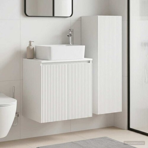  Set namje&scaron;taja za kupaonicu 2 kom. Bijela 33 x 34,5 x 100 cm Cijene
