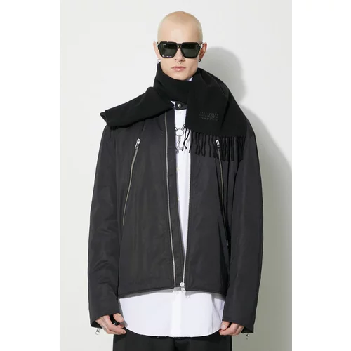 MM6 MAISON MARGIELA Jakna Sportsjacket za muškarce, boja: crna, za zimu, oversize, S62AN0109