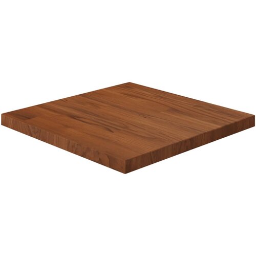 VidaXL Četvrtasta stolna ploča smeđa 40x40x2 5 cm tretirana hrastovina Slike