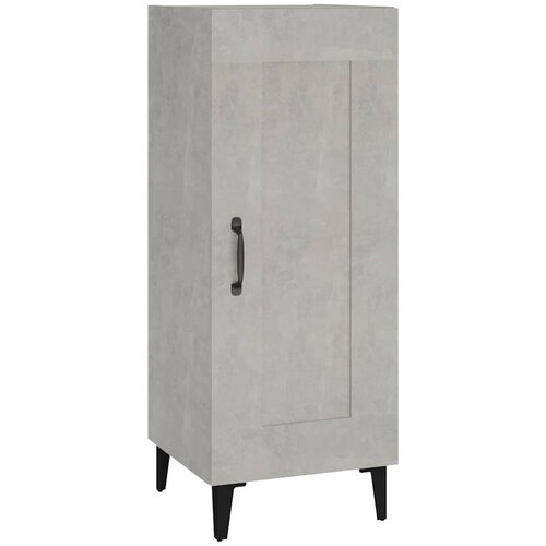  Komoda siva boja betona 34,5x34x90 cm od konstruiranog drva Slike