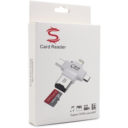 Čitač kartica za iPhone + Type C + micro USB Cene