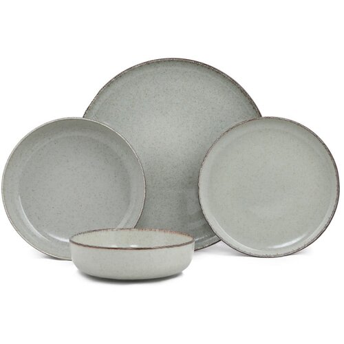 K&amp;uuml;tahya Porselen 24-delni zelen jedilni set iz porcelana K&amp;uuml;tahya Porselen Pearl Slike