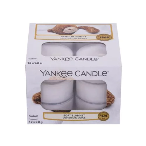 Yankee Candle Soft Blanket 117.6 g mirisne čajne svjećice 12 x 9,8 g