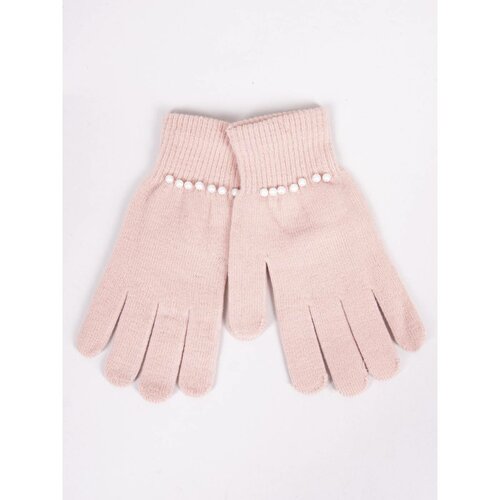 Yoclub Woman's Women's Five-Finger Gloves RED-0227K-AA50-001 Cene