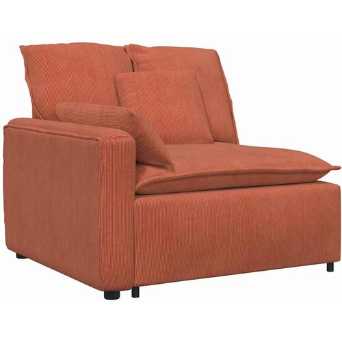  Modularna sofa s jastucima crveno-narančasta Slike