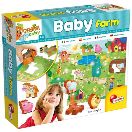 Lisciani Carotina baby: Farma slagalica i igra umetanja oblika - Lisciani Cijene
