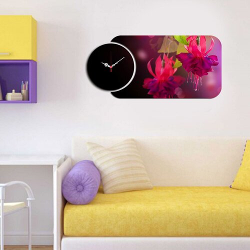 Wallity zidni sat YMS-58, 68x32 cm, 2 dela Cene