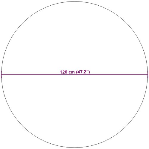  Tepisi za područja Kružni GALATI Bež &amp;Oslash; 120 CM Poliester Slike