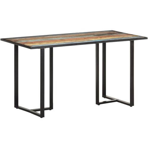 vidaXL Blagovaonski stol 140 cm od masivnog obnovljenog drva Cene
