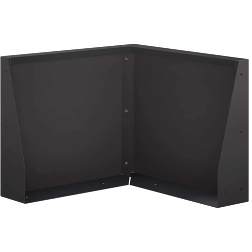  Zid za zadržavanje 50 x 50 x 40 cm Čelik Crna - Crna 50 x 50 x 40 cm 1 x 90&deg; kut Cijene