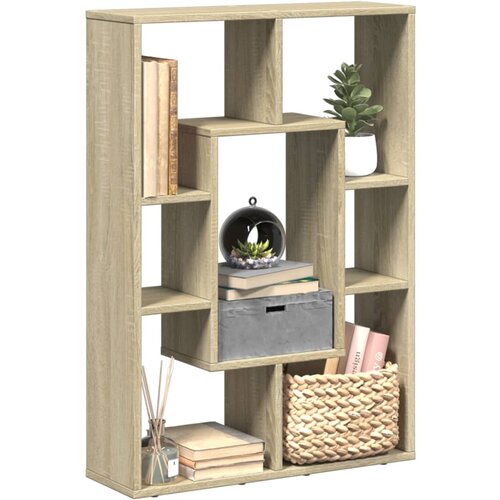 VidaXL Knjižna omara sonoma hrast 63x20x90 cm inženirski les Slike