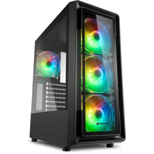 Sharkoon Kući&scaron;te gaming, TK4 RGB, ATX, ventilator 4x120mm Addressable RGB Cijene