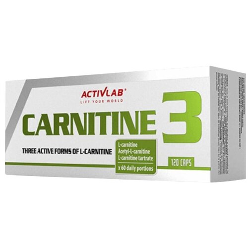ACTIVLAB L-Karnitin - 3 aktivne oblike Carnitine 3 (120 kapsul) Cene