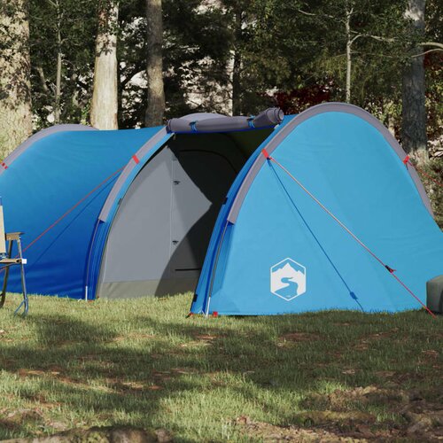 vidaXL Šator za kampiranje za 4 osobe plavi 405x170x106 cm taft 185T Cijene