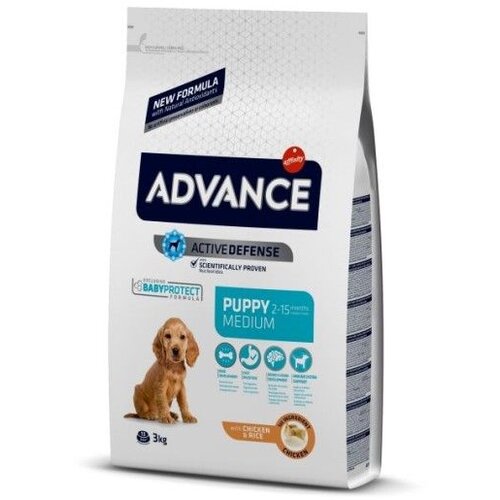 Advance Puppy Medium Protect - piščanec in riž 3 kg Cene