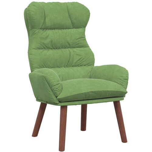 VidaXL naslanjači, reclinerji in raztegljivi stoli Svetlo zelena Blago, (22054403) Slike