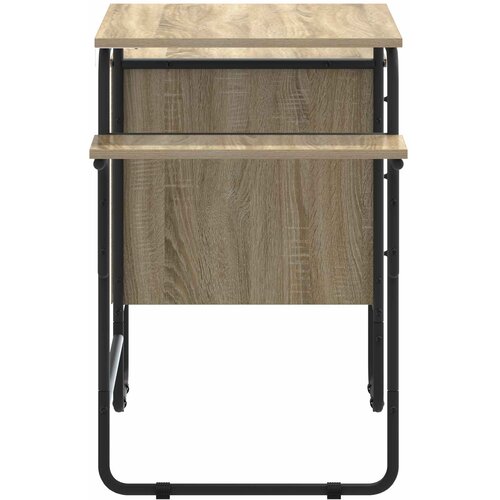  Stol s pohranom Hrast sonoma 120 x 50 x 75 cm Slike