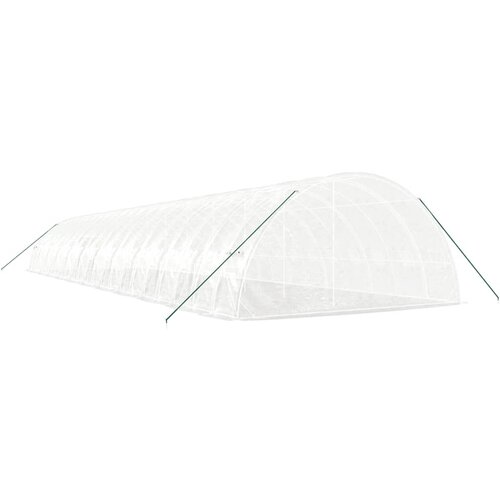  Plastenik s čeličnim okvirom bijeli 132 m&amp;sup2; 22 x 6 x 2,85 m Slike