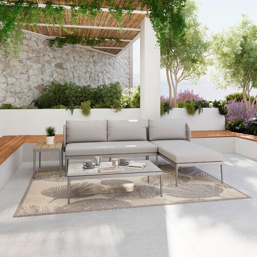 Ambia Garden LOUNGE GARNITURA tkanina aluminij Cene