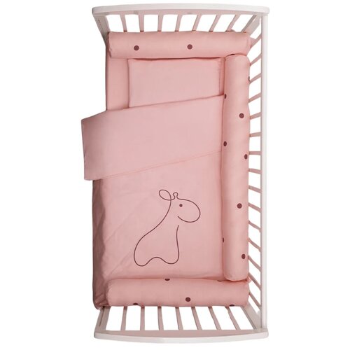 Stefan textil komplet posteljina za krevetac pink Slike