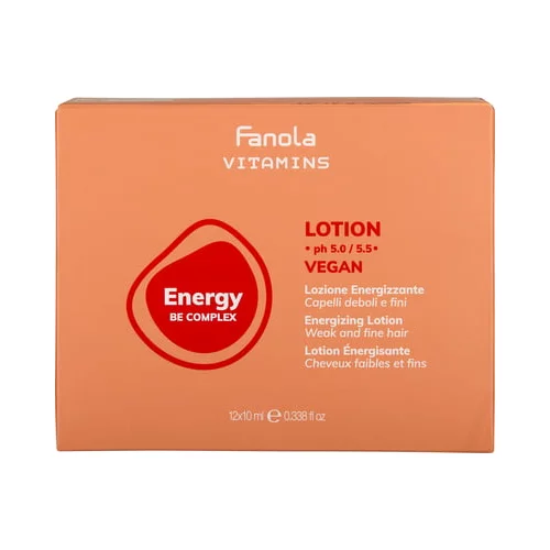 Fanola Vitamins Energizing Lotion energetski serum za kosu koja se prorjeđuje 12x10 ml