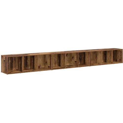 Set TV komoda Zidne 3 pcs Staro drvo 37 x 35 x 107 cm Slike