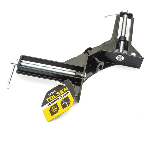 Tolsen ugaona stega 75mm 10210 crna Slike