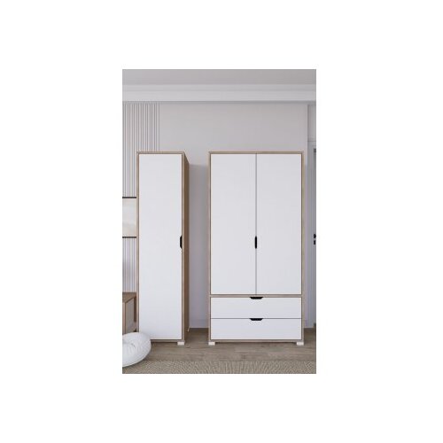 Hanah home Ormar Nissan 1600-019, 130x183x45 cm, Bijeli Slike