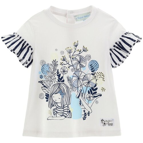 Original Marines majica KR AZP1127NF_Bianco01 D bela 6-9 MONTHS Cene