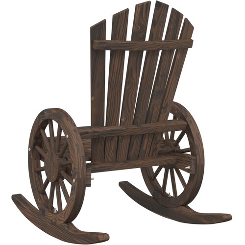  Stolica za ljuljanje Adirondack od masivne jelovine Slike