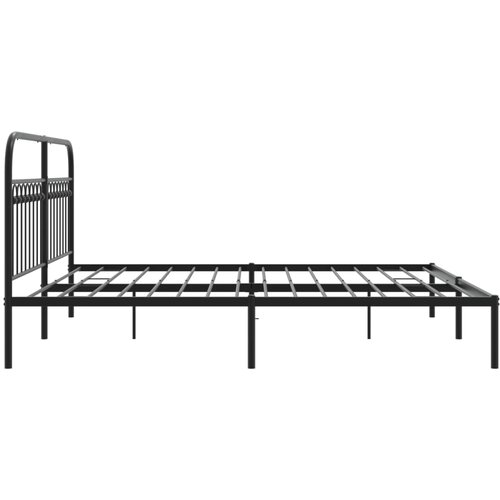  okvir za krevet s uzglavljem crni 183x203 cm Slike