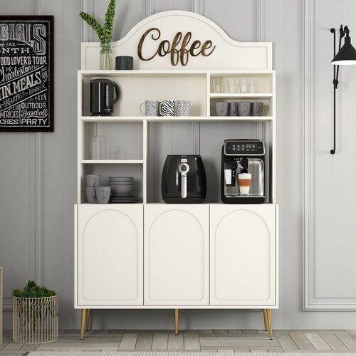 Hanah home Kuhinjski ormar Lyon 120, Krem-zlatni Cijene