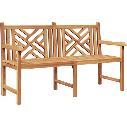  Vrtna klupa 150 x 60 x 90 cm Čvrsto teak drvo Cijene
