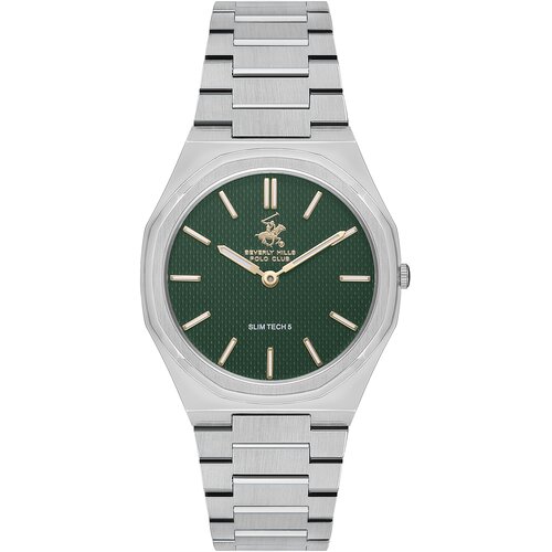 Beverly Hills Polo Club Ženski sat BP3634X.370, Zeleno kućište, Srebrne boje Cene